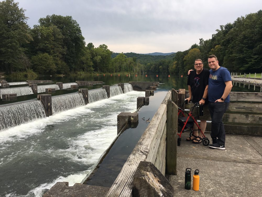 Art Daniel At Weir Dam
