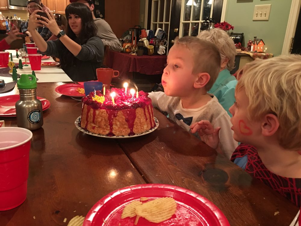 Ethans Birthday At Thanksgiving