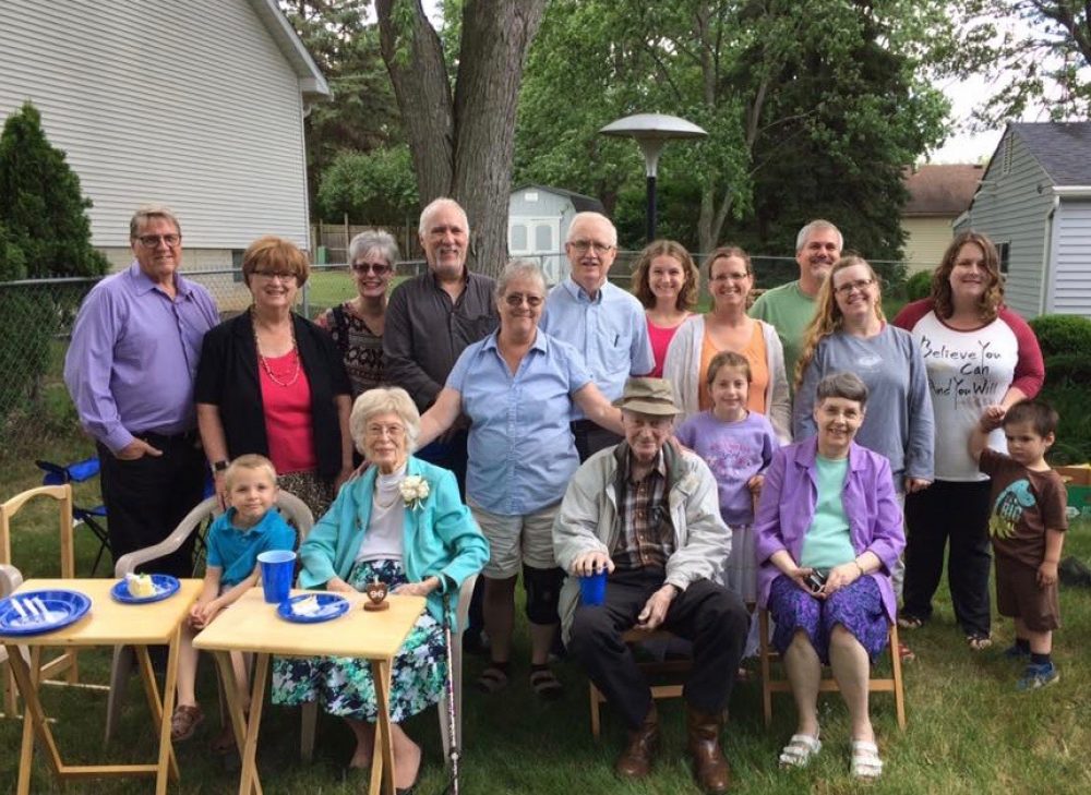 Family At Elaines Memorial