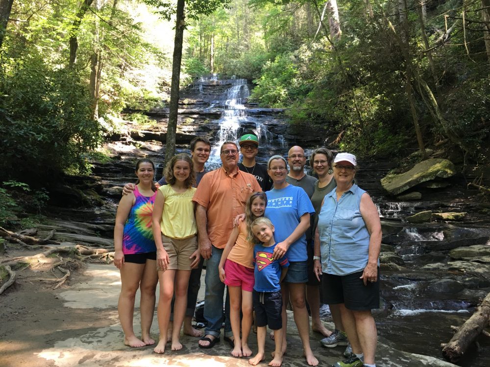 Waterfall At Lake Rabun